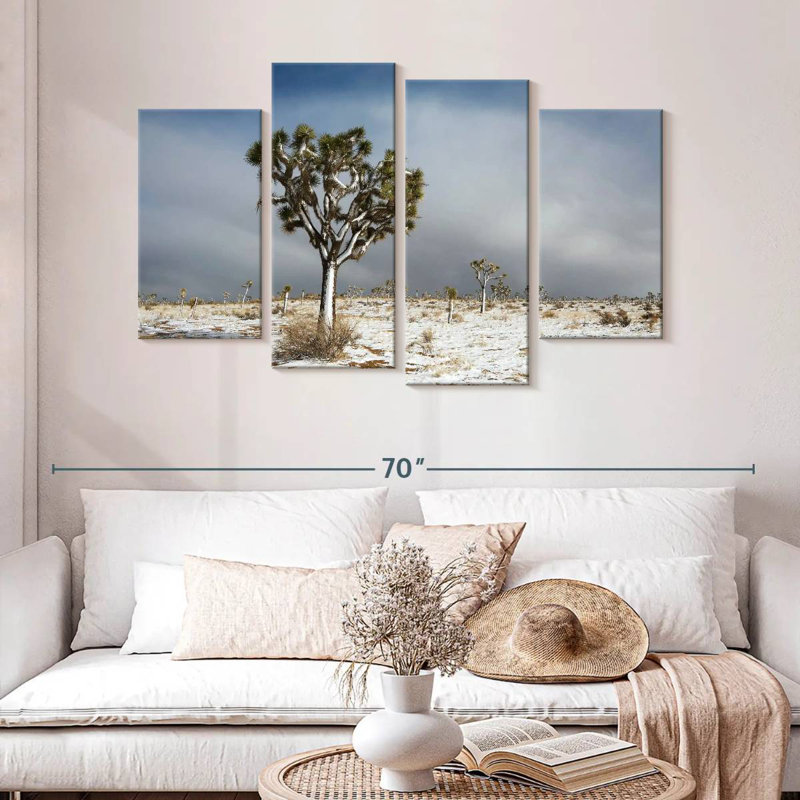 Harnek Snowy Mojave Desert, H 32 po x l 52 po