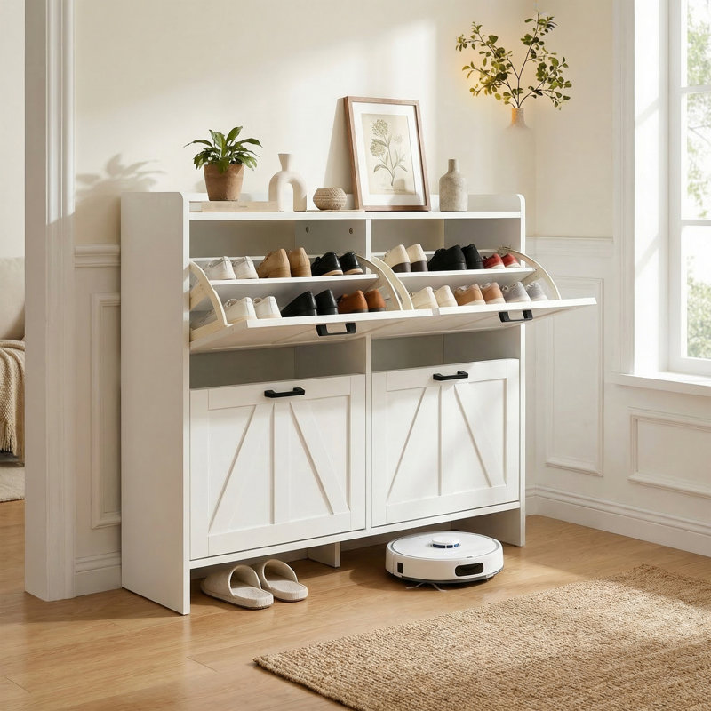 Shoe Cabinet, White