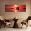 Silhouette Of Sea Stacks At Sunset Second Beach Olympic National Park Washington State USA by Dan Merkel - Wrapped Canvas Panoramic Print-1041275049