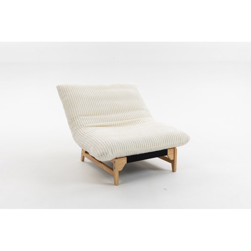 Bean Bag Chair For Adults ,Accent Armless Lazy Sofa, Casual Single Sofa, Corduroy Fabric, For Living Room And Bedroom , With Backrest, Single Seat