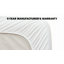 Protège-matelas électrique blanc chauffé pour grand lit-92449232