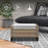 Outdoor Wicker Rattan Patio Sofa with Cushions and Ottomans-115359867