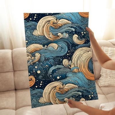 «Landscape and Nature Clouds Pattern I», reproduction d'art moderne sans cadre