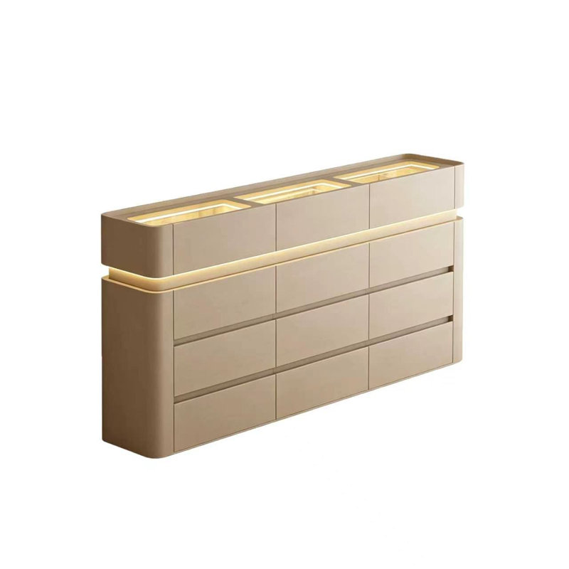 Commode 12 tiroirs 70,87 po, 32.09" H x 70.87" W x 11.81" D