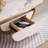 Courtlandt 55.2" Oval Faux Marble Coffee Table with Storage Drawer-1123523632