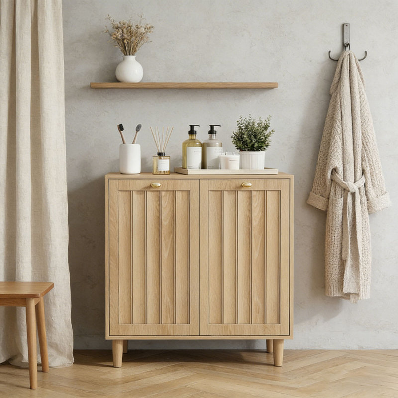 Bathroom Laundry Storage Cabinet