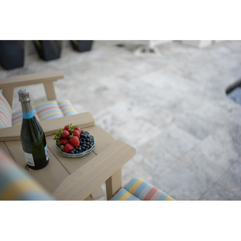 SOL Outdoor Bar Stool, Nature, Black