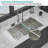 Topmount Drop In Kitchen Sink Double Bowl