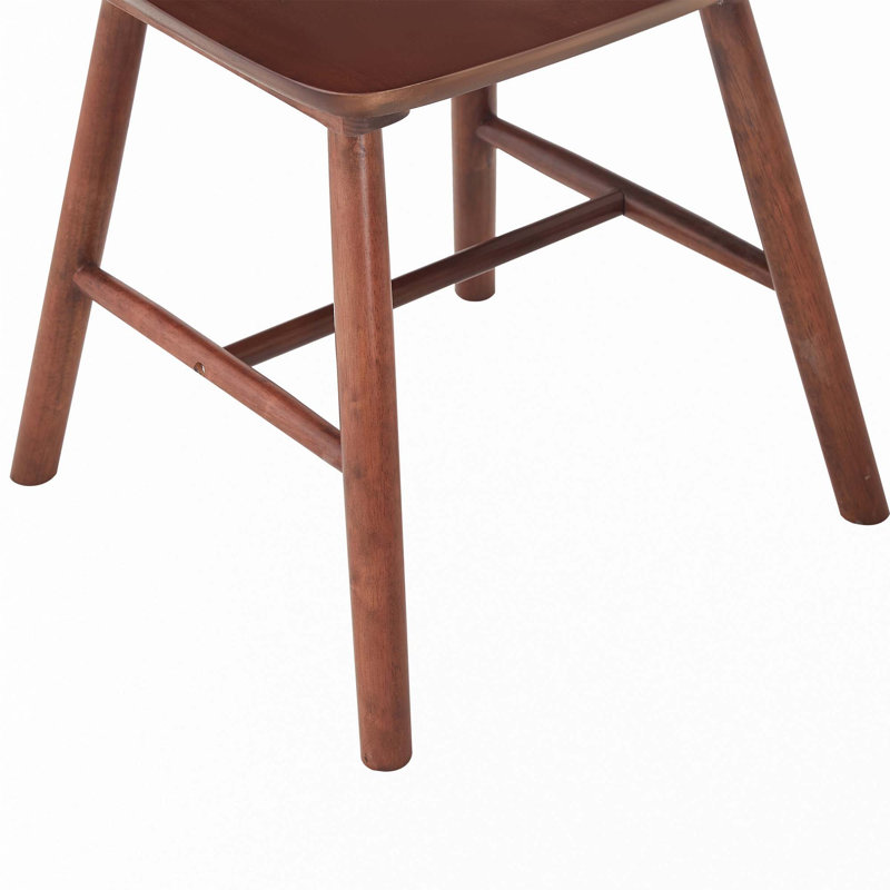 4 Pieces Of Solid Wood Dining Chair, Walnut