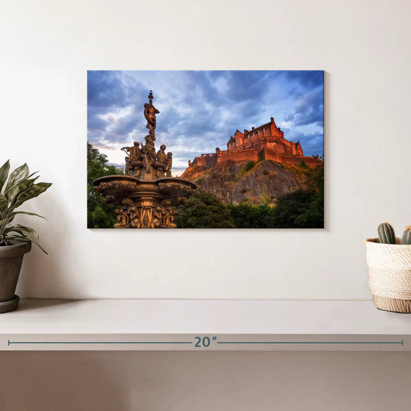 Hannes Edinburgh Castle, 8" H x 12" W