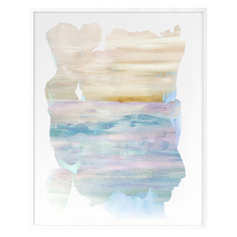 Ocean Rocks 1 Print by Hope Bainbridge, White, 35" H x 28" W
