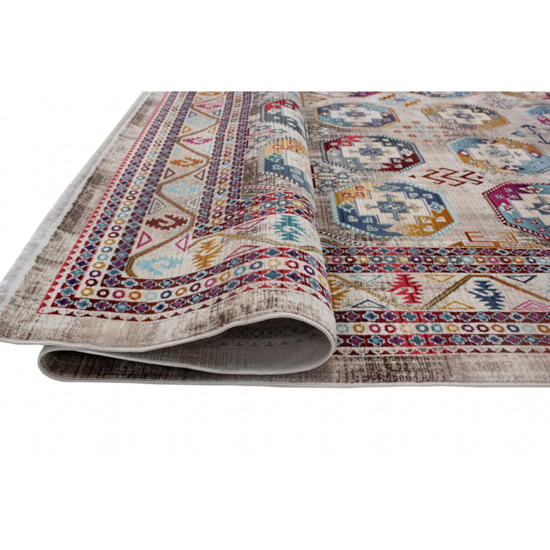Lucha Geometric Indoor Rug, Runner 2'6" x 10'