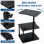 Table de bout pivotante en forme de C avec rangement, hauteur réglable pour canapé | Table de bout pivotante en forme de C avec rangement Garvee, réglable en hauteur pour canapé-2016275131