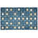 Tapis bleu Moody