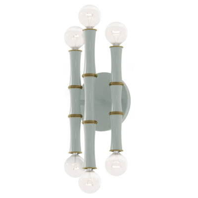 Kane Wall Sconce - Blue, Polished Nickel