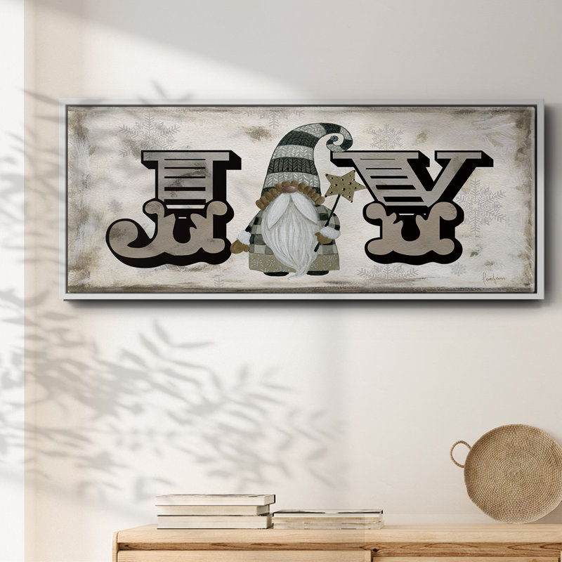 «Winter Wonderland Friends Joy», toile encadrée