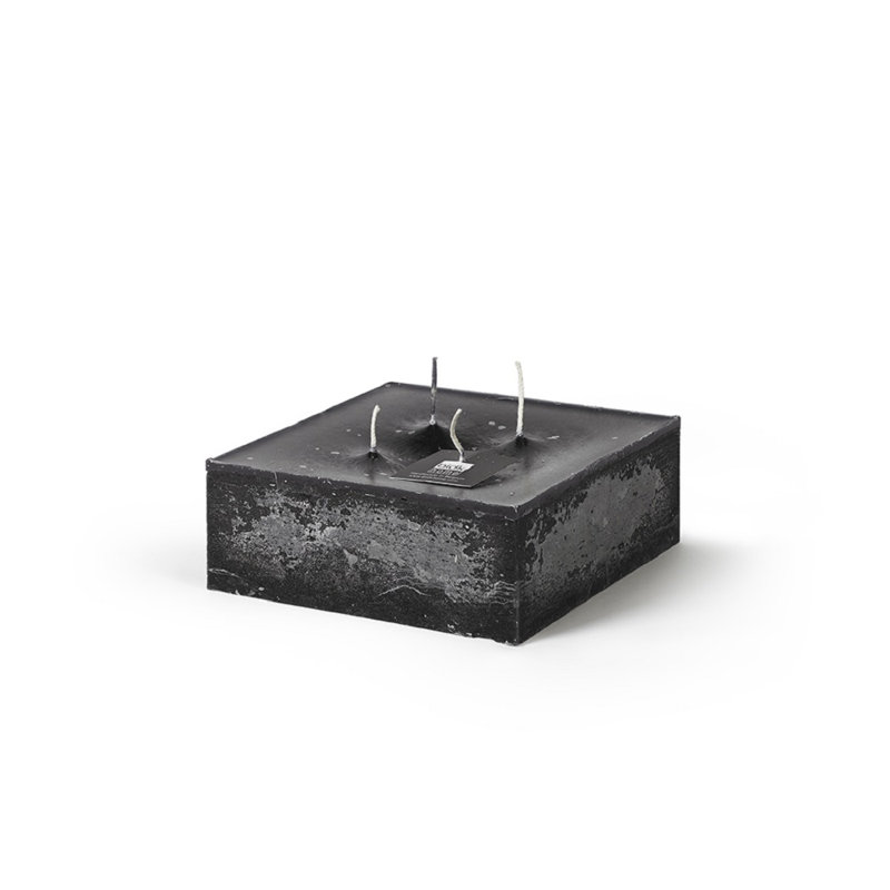 Bougie votive non parfumée, Noir