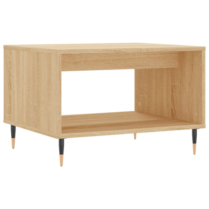 Aroon Four Leg Coffee Table with Storage, Sonoma Oak