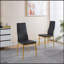 Ensemble de 4 chaises, siège noir-439176091-439176090