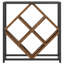 Open Shelving Wine Bottle Rack Old Wood