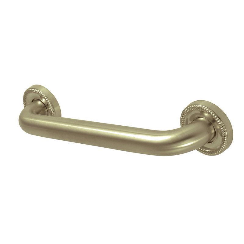 Kingston Brass Camelon 1-1/4 Inch O.D Grab Bar, 32" W, Satin Brass
