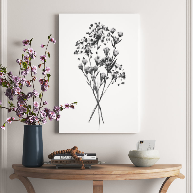 "Wild Roadside Bouquet I" par Emma Scarvey, reproduction d'art sur toile tendue résistante aux rayons UV, H 36 po x l 24 po