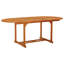 Patio Table 78.7"x39.4"x29.5" Solid Wood Eucalyptus