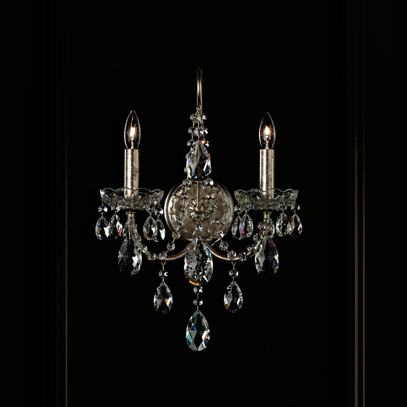Sonatina 2 - Light Candle Wall Light, Aurelia, Swarovski Elements Clear