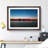 Fuchsia Sky Above the Mountains in Abstract - Picture Frame Graphic Art Print-55723998-55723999