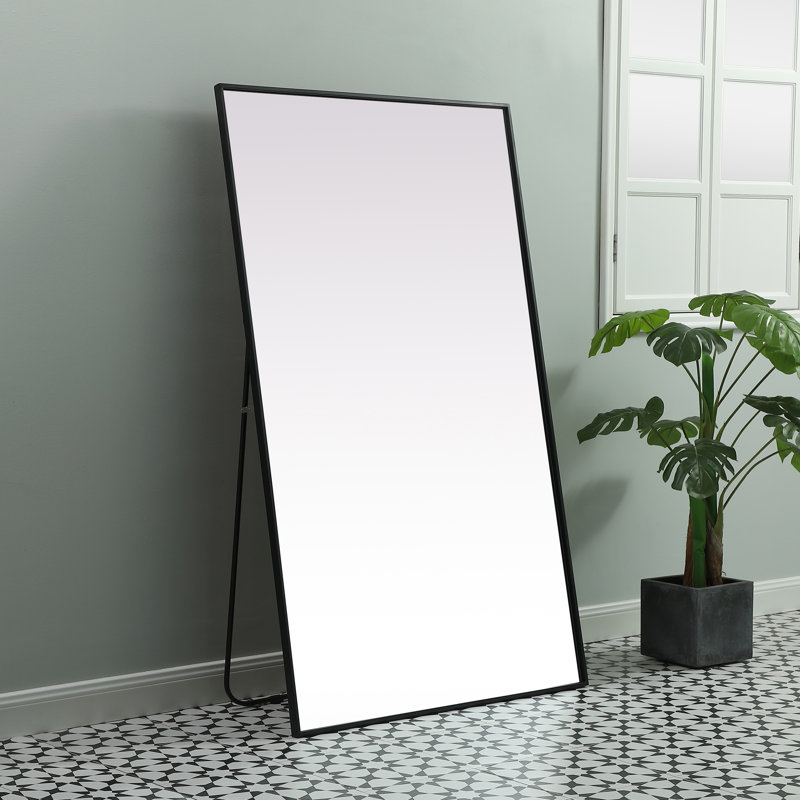 Miroir Sabine, 60 po x 36 po, Noir