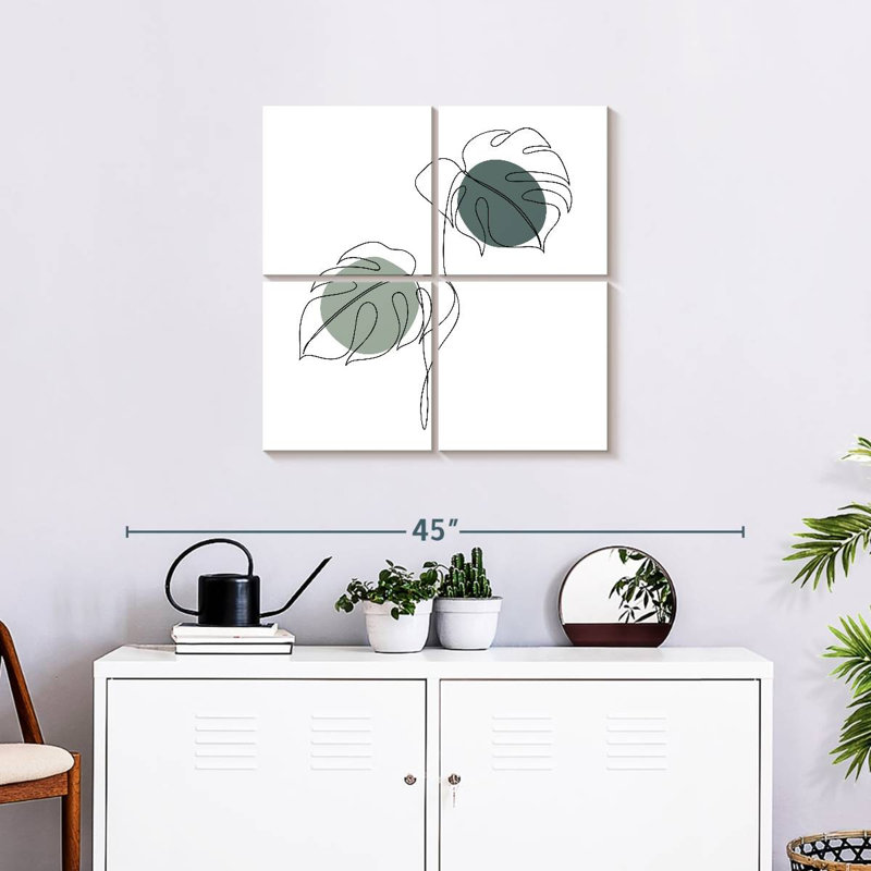Harnek Minimalist Monstera, H 26 po x l 26 po