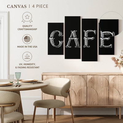 Blackboard Cafe Typography