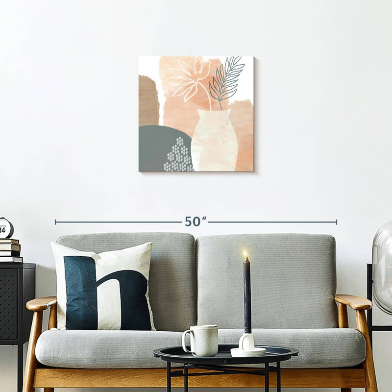 Vase Harnek Blush II, H 20 po x l 20 po