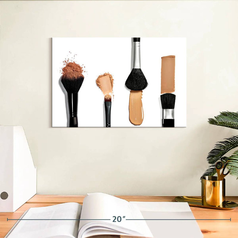 Shuttleworth Foundation Makeup Brushes, 8" H x 12" W