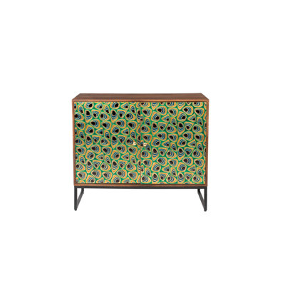 Meena Solid Wood Accent Cabinet