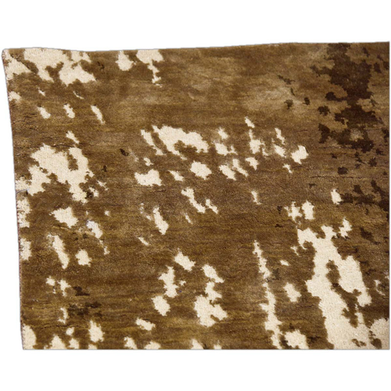 Hand Knotted Area Rug in Cream