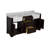 Emiliano 72'' Double Bathroom Vanity with Top-1790013595-1870220912