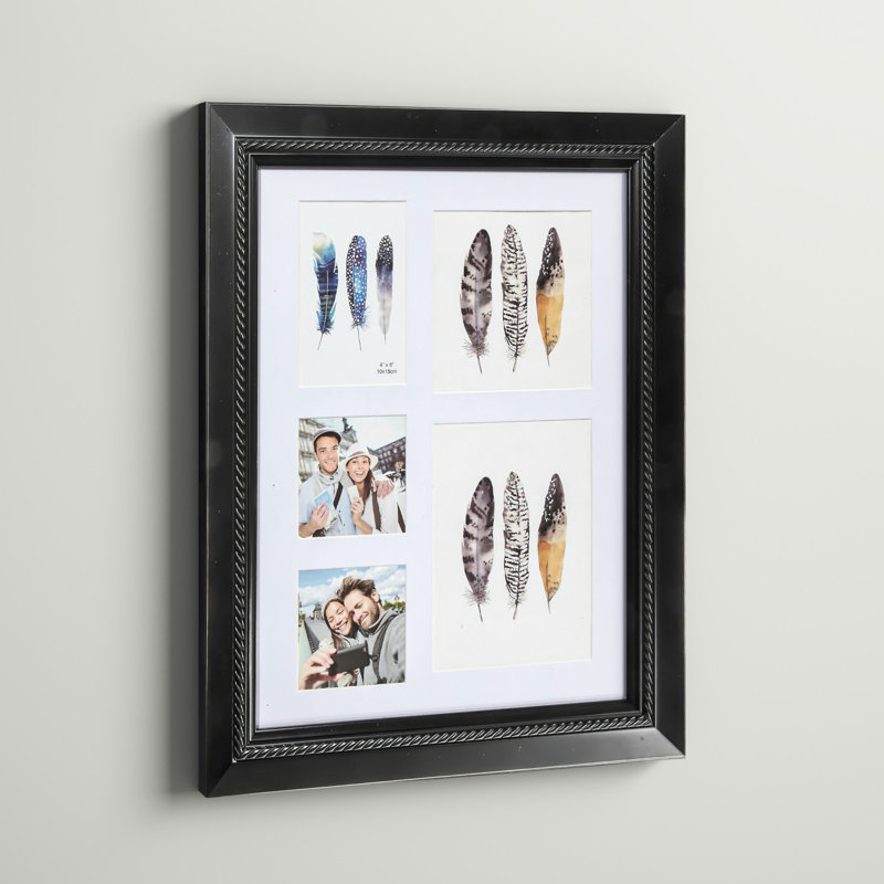 Black Matte Picture Frame with Mat