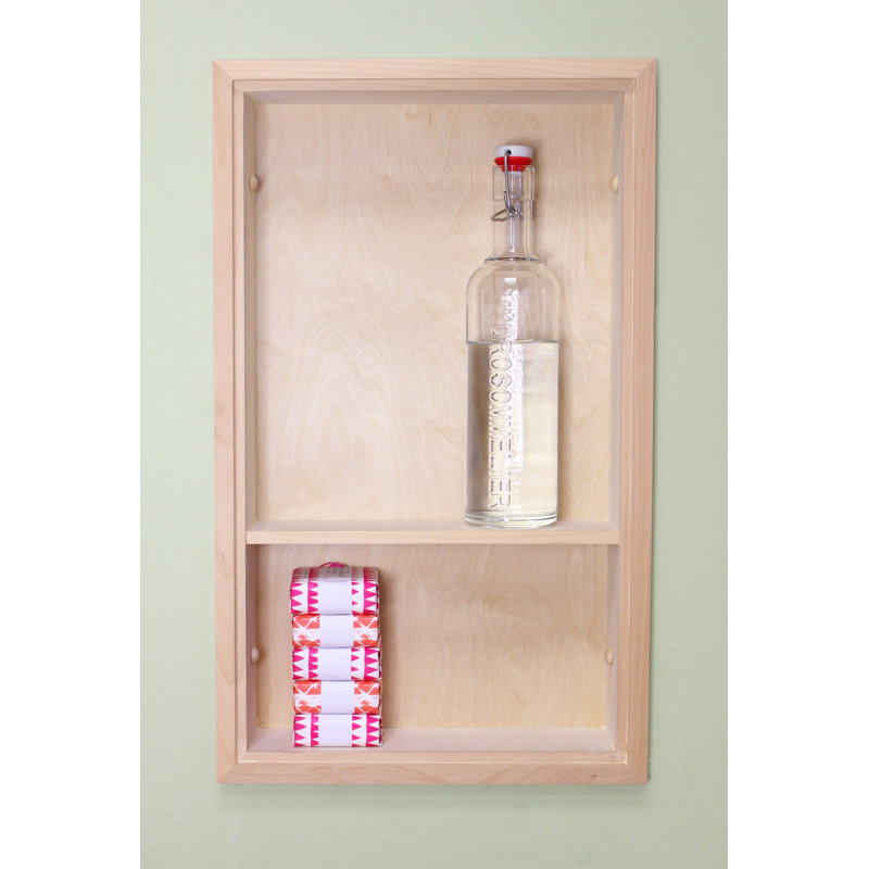 3 Piece Recessed Wall Shelf