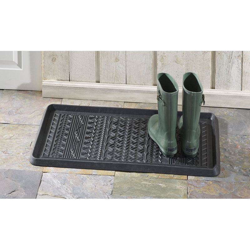 Rubber Boho Boot Tray