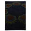 Tapis carré bleu marine Myrick