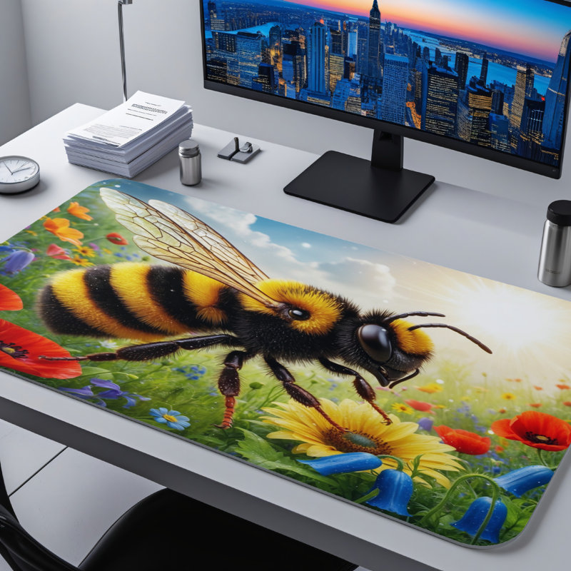 Polyester Desk Pad, 23.6x13.8