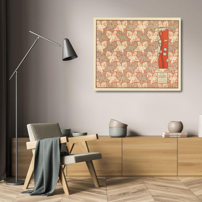 «A Thousand Ravens Book End Paper» par Koloman Moser - Art mural sur toile tendue avec châssis