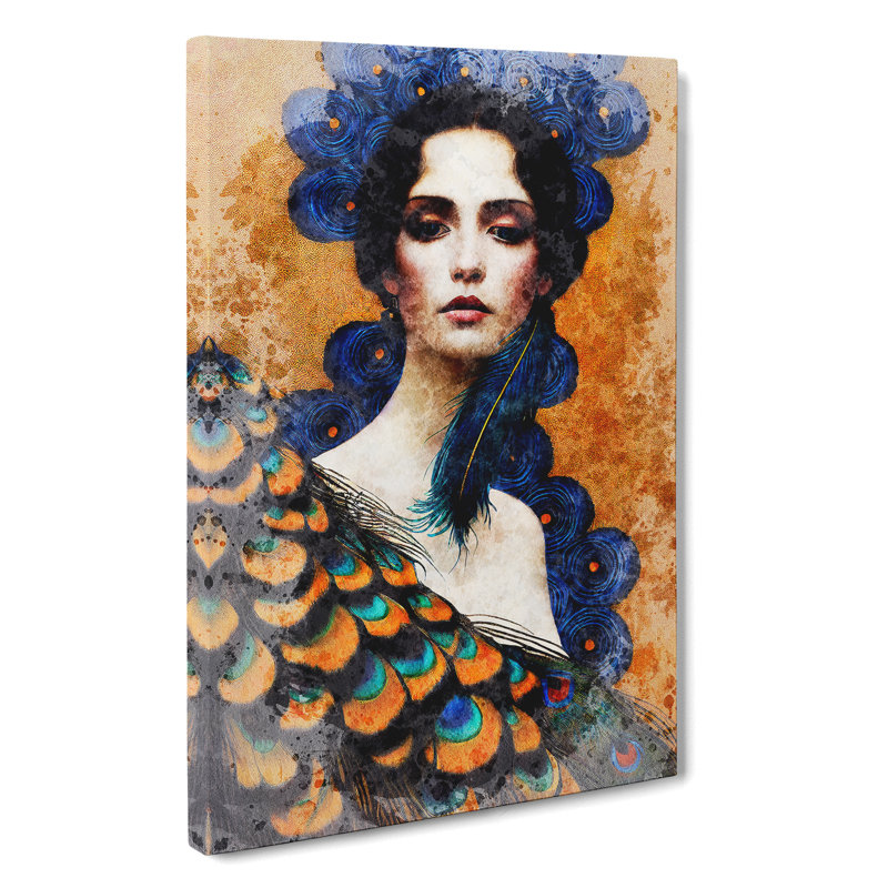 Vintage Portrait Of A Woman No.5 - Wrapped Canvas Print, 60cm H x 40cm W x 3cm D