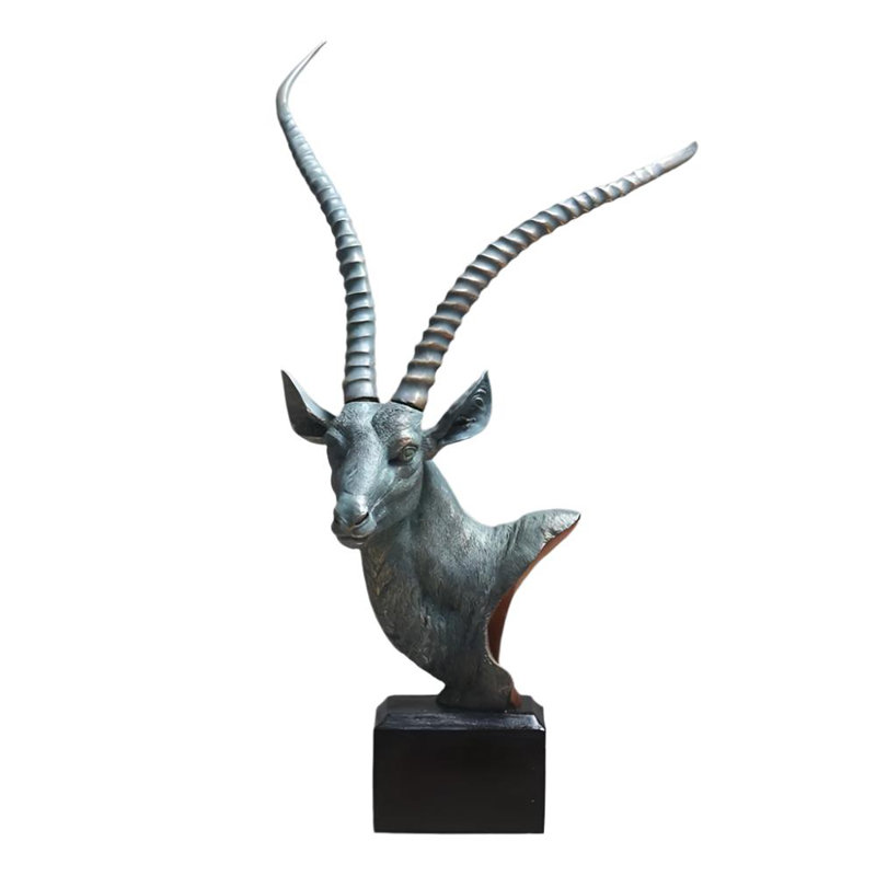 Antelope Head Sculpture For Modern Home Decor