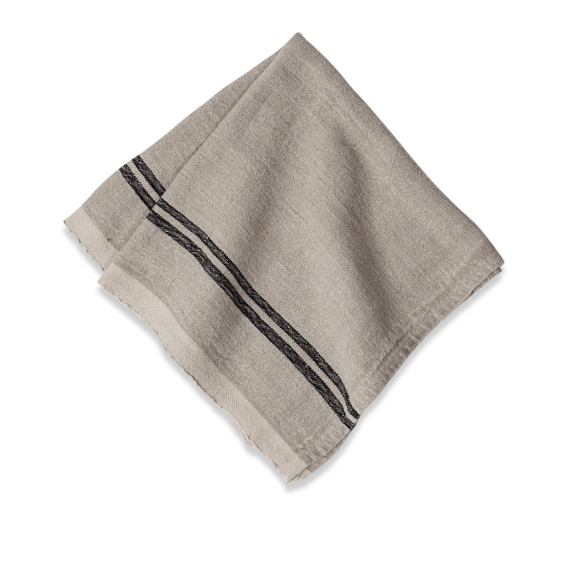 Serviette de bain Bronwen, Noir, noir, noir, noir