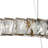 Jonikka Dimmable LED Modern Linear Chandelier