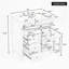 Meuble-lavabo 30 po avec lavabo, meuble-lavabo autoportant pour le rangement et l'organisation de la salle de bain-1433030326-1433030324