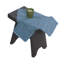 Banc de douche l 18" teck Serenity