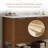 48''Freestanding Bathroom Vanity with White Integrated Ceramic Sink, Fluted Wood-Veneer Bathroom Cabinet with Storage Drawers & Side Cabinets, Modern Farmhouse Single Sink Vanity Cabinet